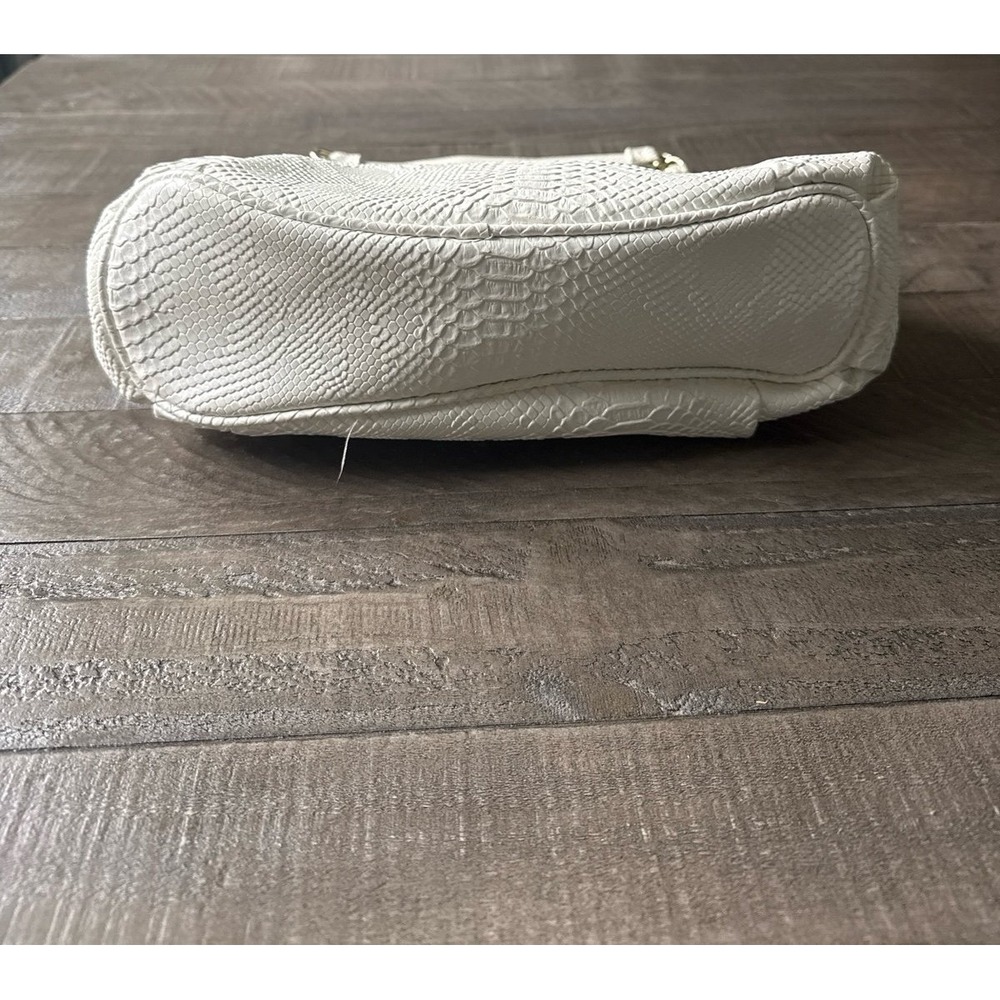 Nicole By Nicole Miller White Snake Print Purse - Picture 10 of 10